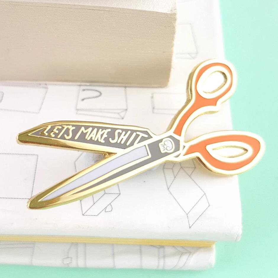 Lets Make Shit | Lapel Pin | Jubly-Umph