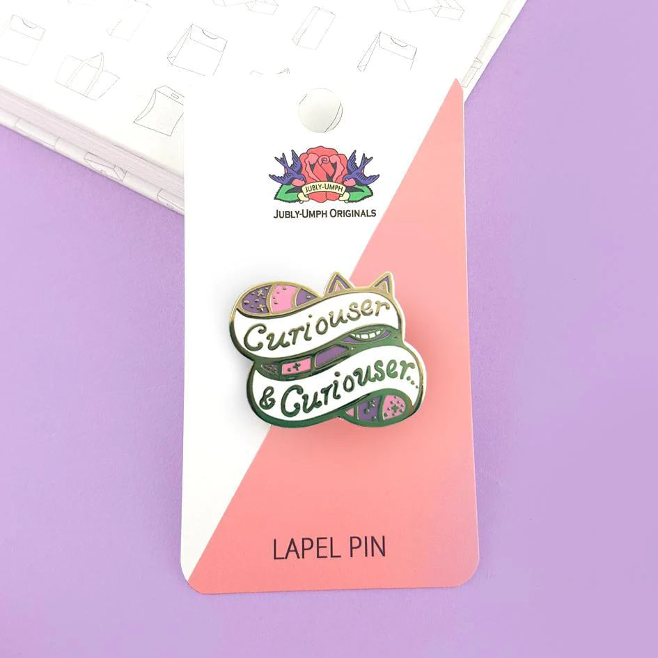 Curiouser & Curiouser | Lapel Pin | Jubly-Umph