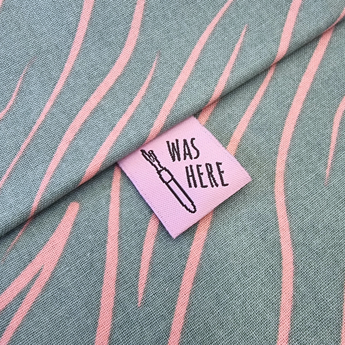 Was Here | Woven Sew In Labels