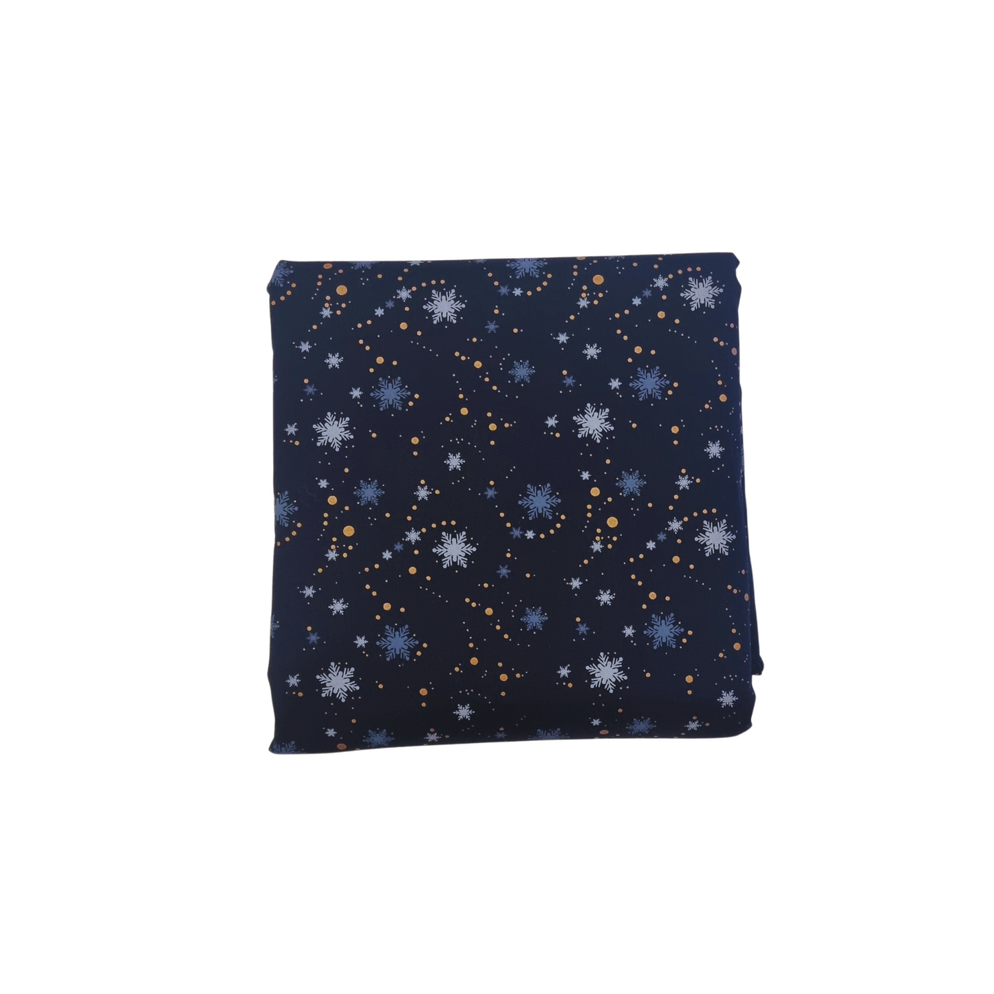 240 cm x 140 cm | Metallic Snowflake Cotton