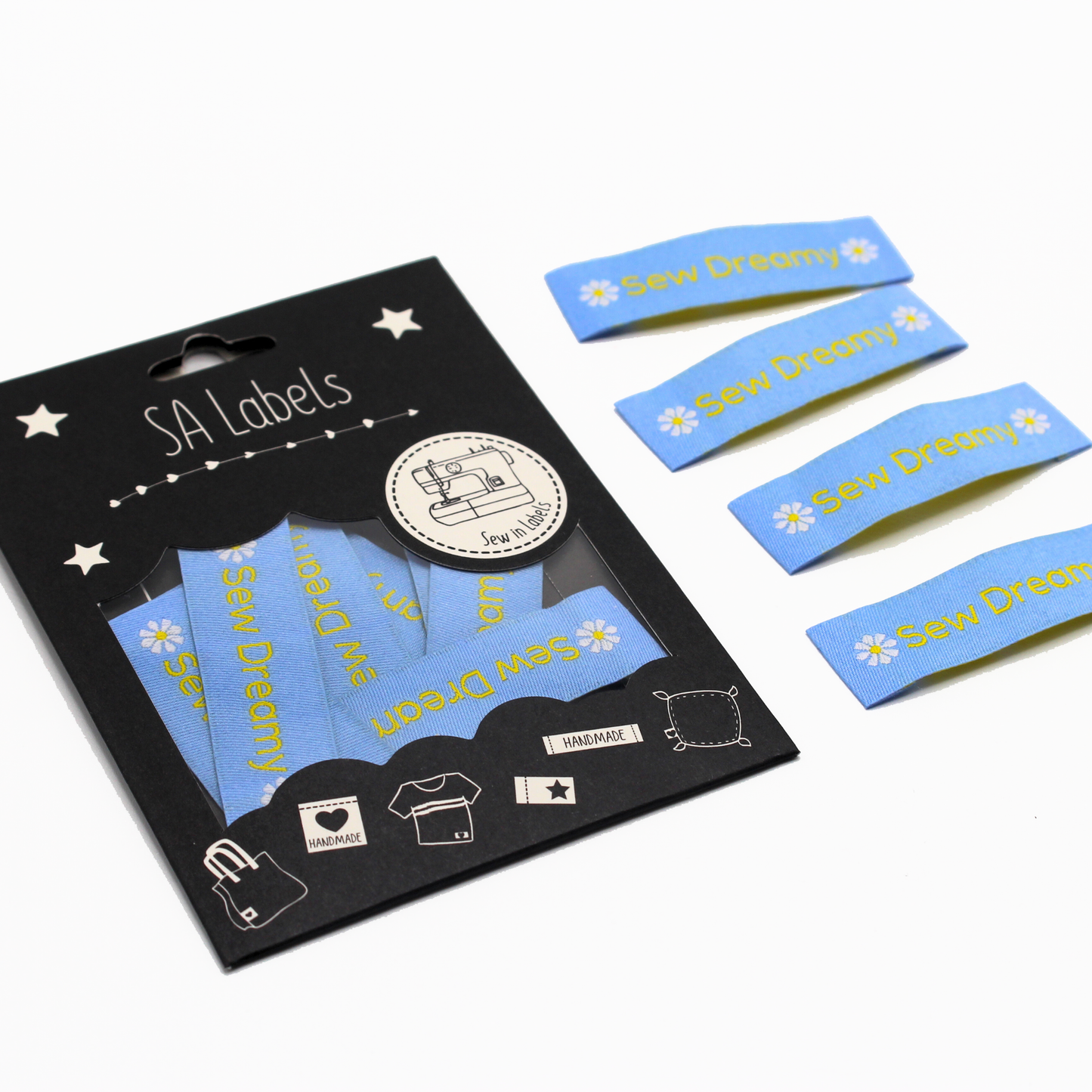 Sew Dreamy Daisy | Woven Sew In Labels