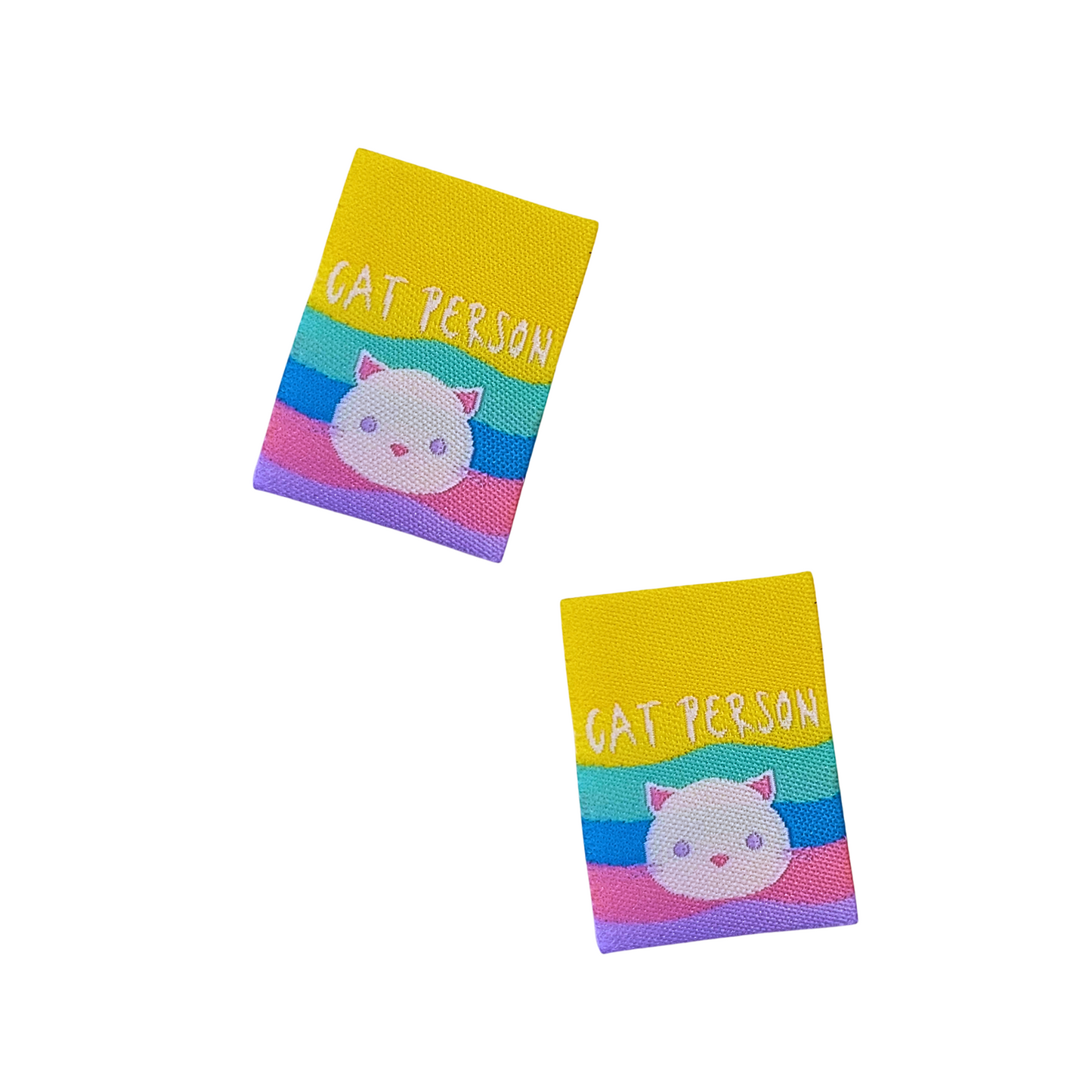 Cat Person | Woven Sew In Labels