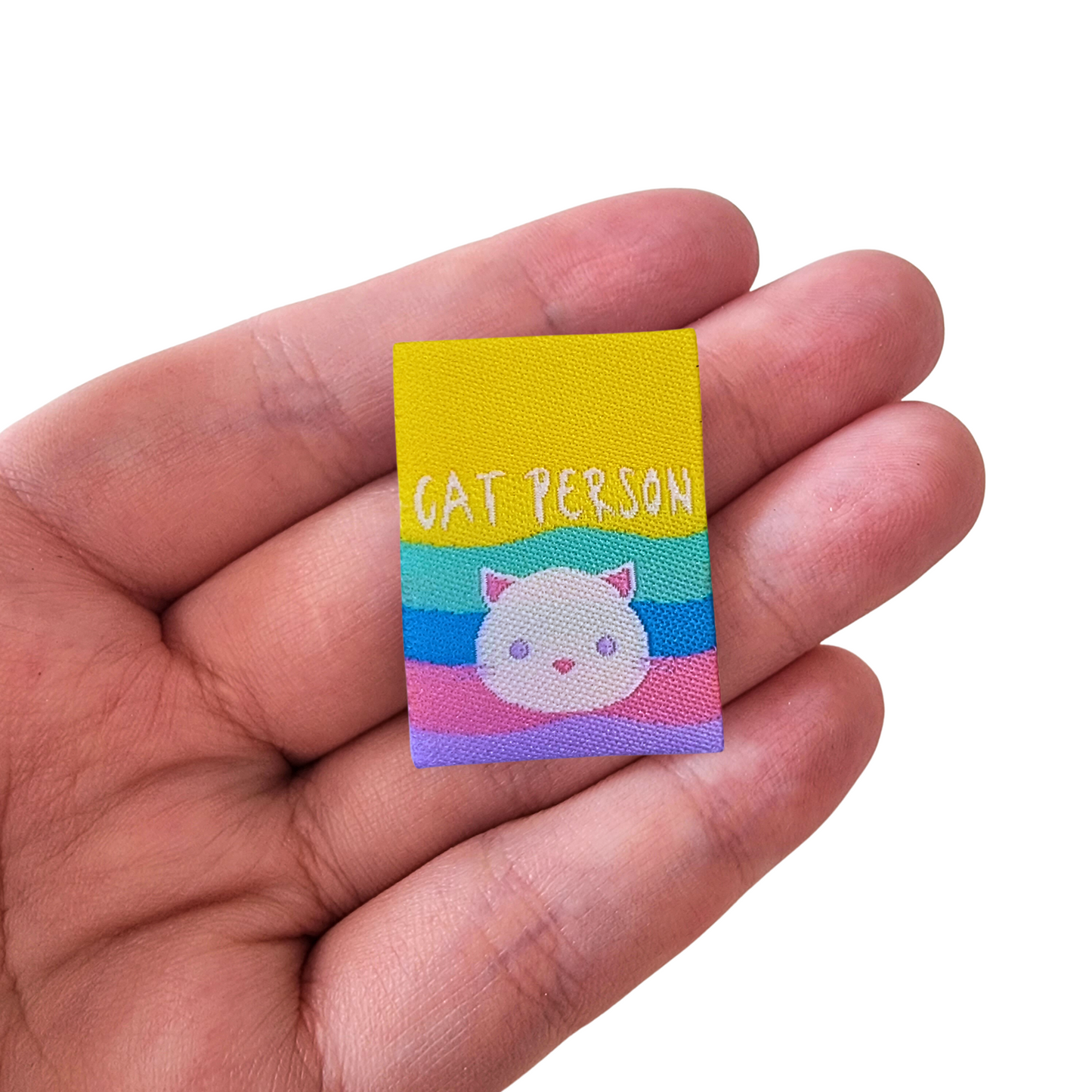 Cat Person | Woven Sew In Labels