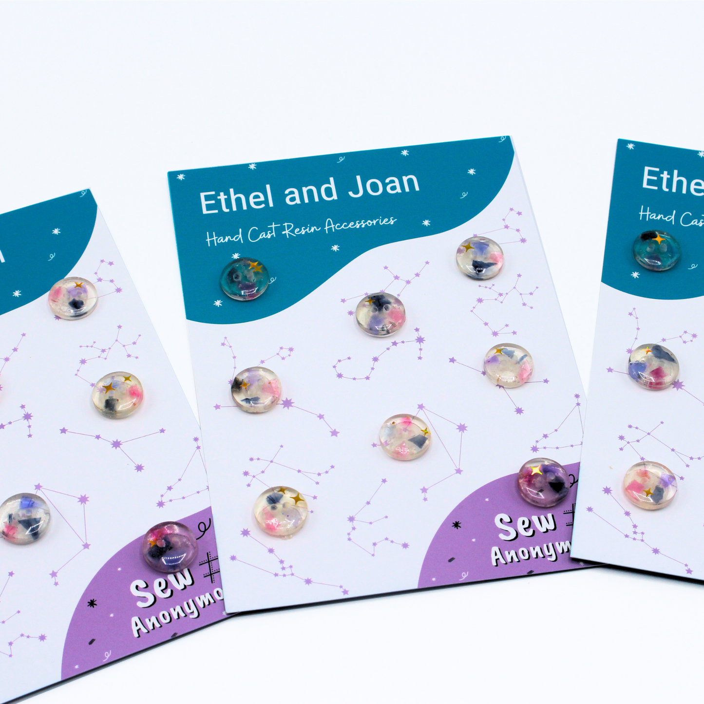 Aquarius Handmade Buttons | Ethel and Joan Collaboration