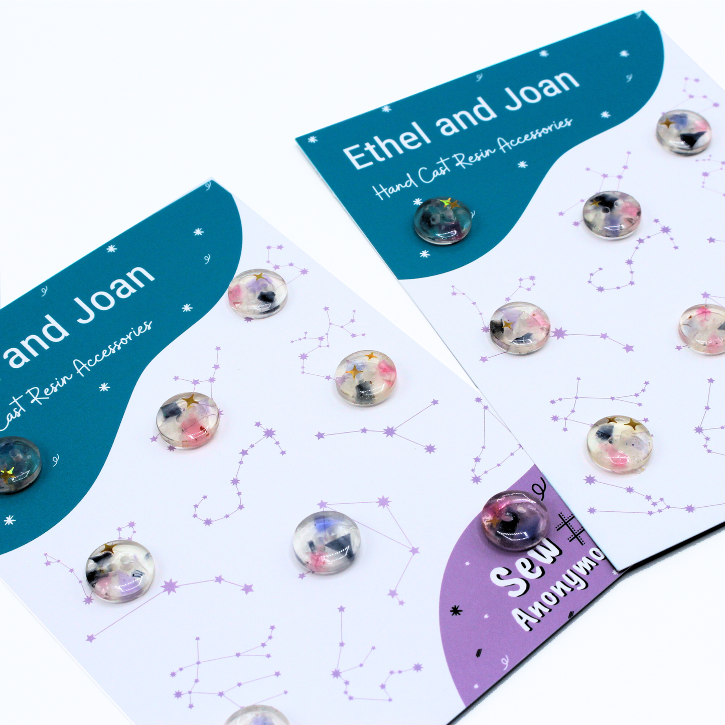 Aquarius Handmade Buttons | Ethel and Joan Collaboration