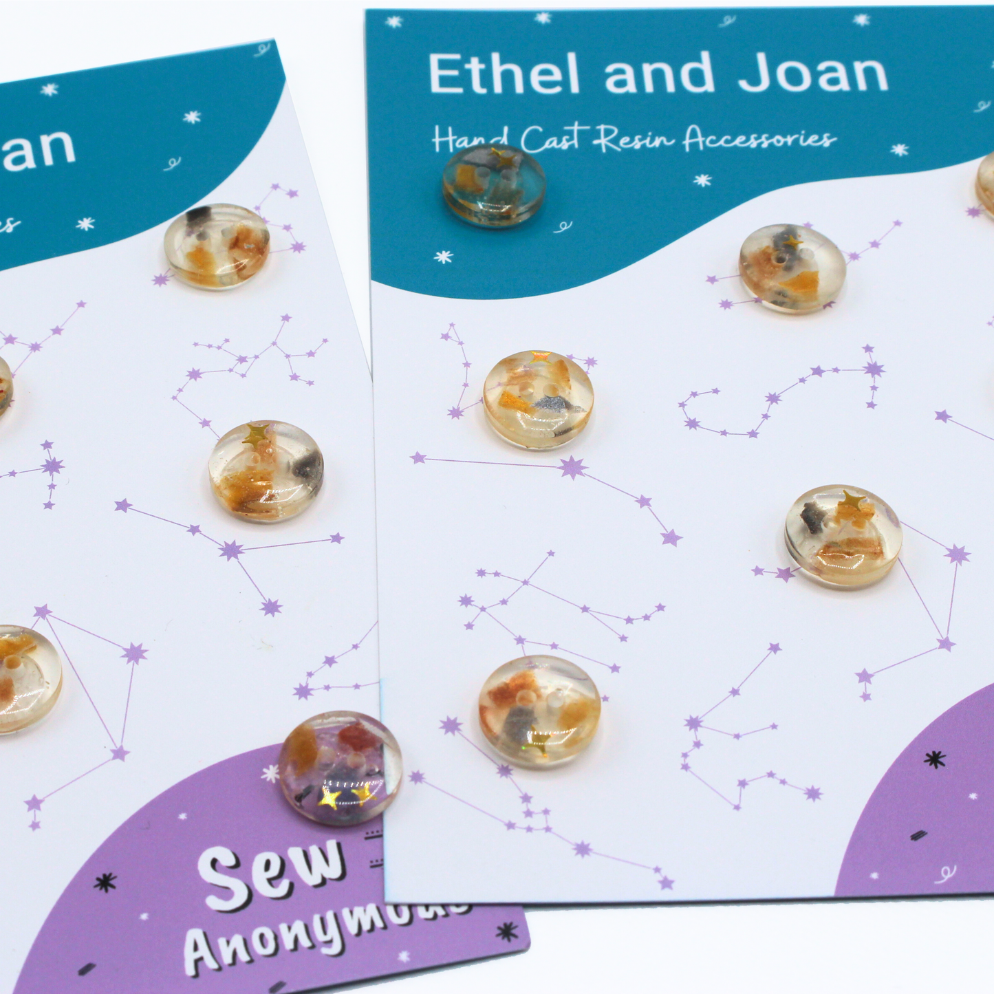 Capricorn Handmade Buttons | Ethel and Joan Collaboration