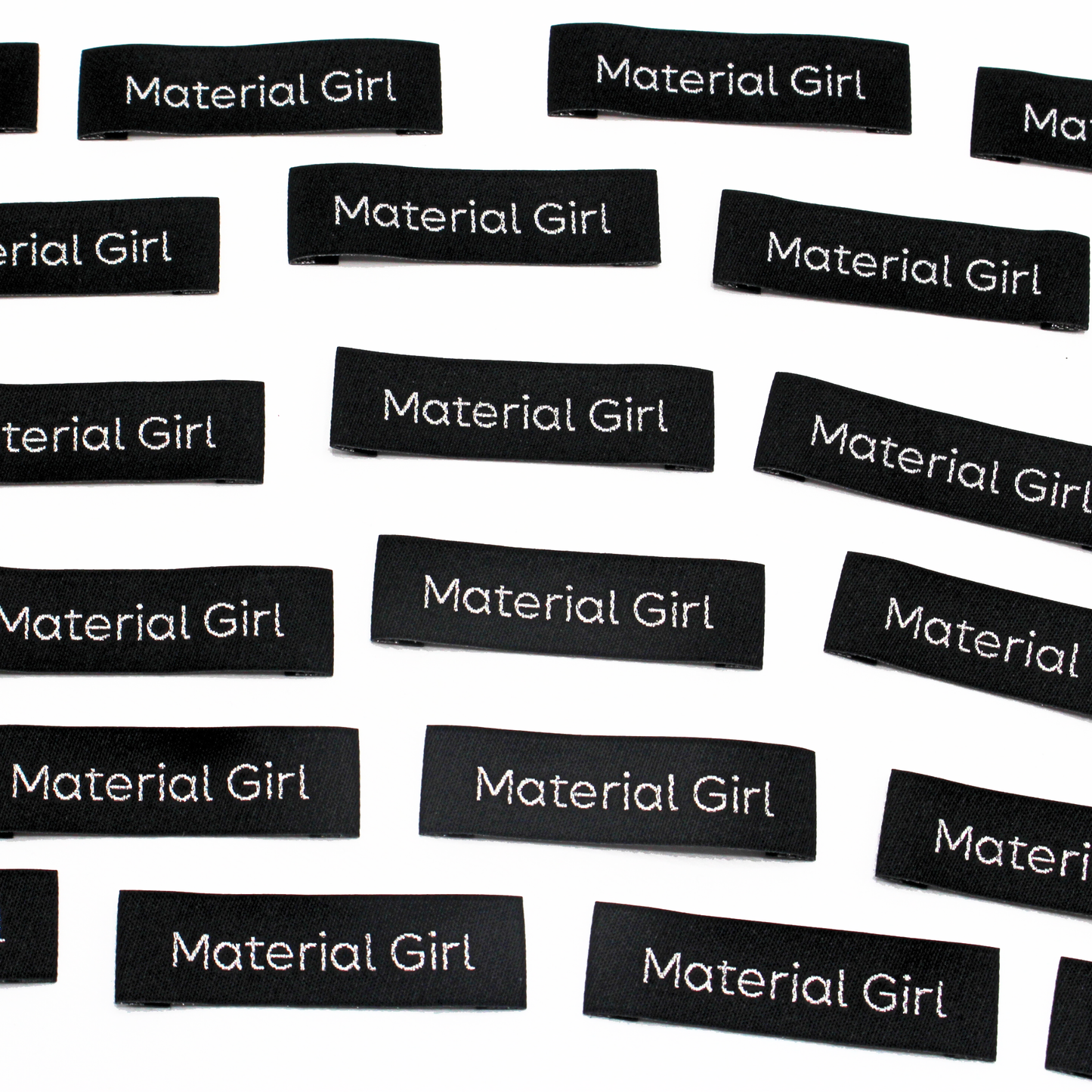 Material Girl | Metallic Woven Sew In Labels