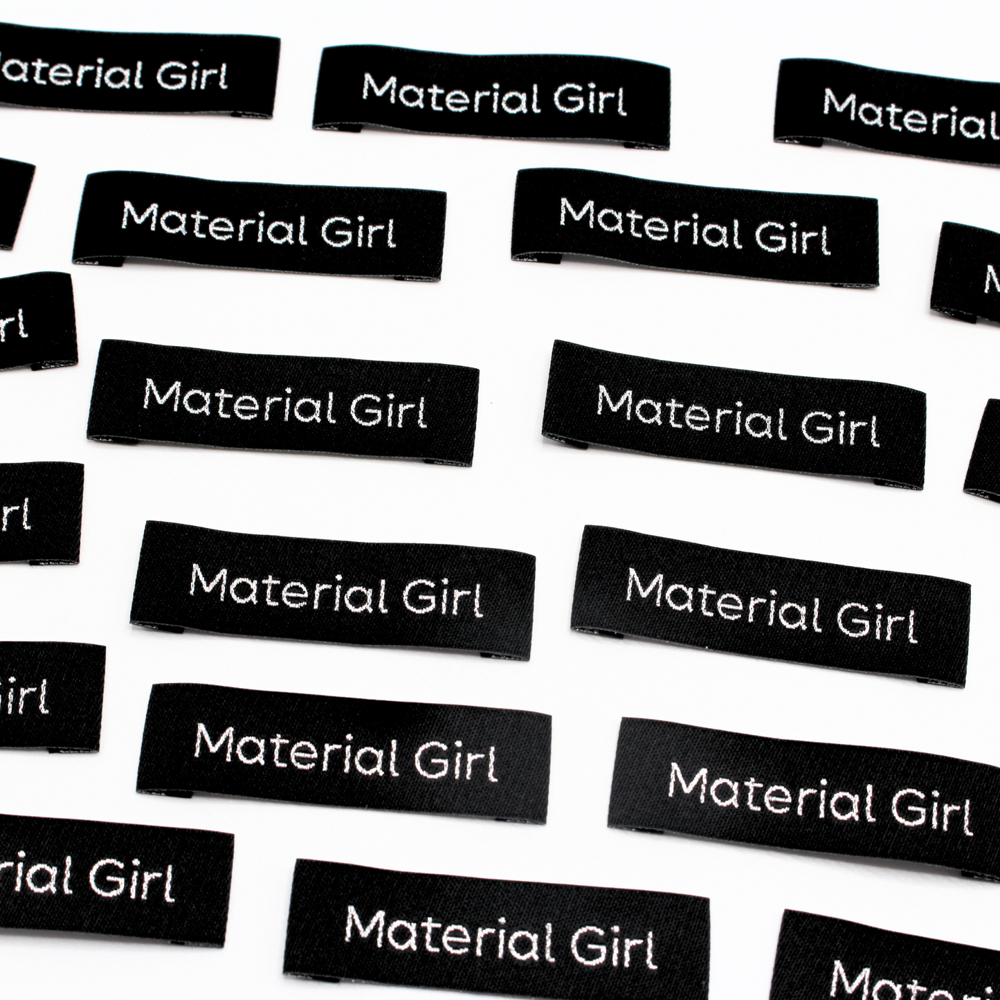 Material Girl | Metallic Woven Sew In Labels