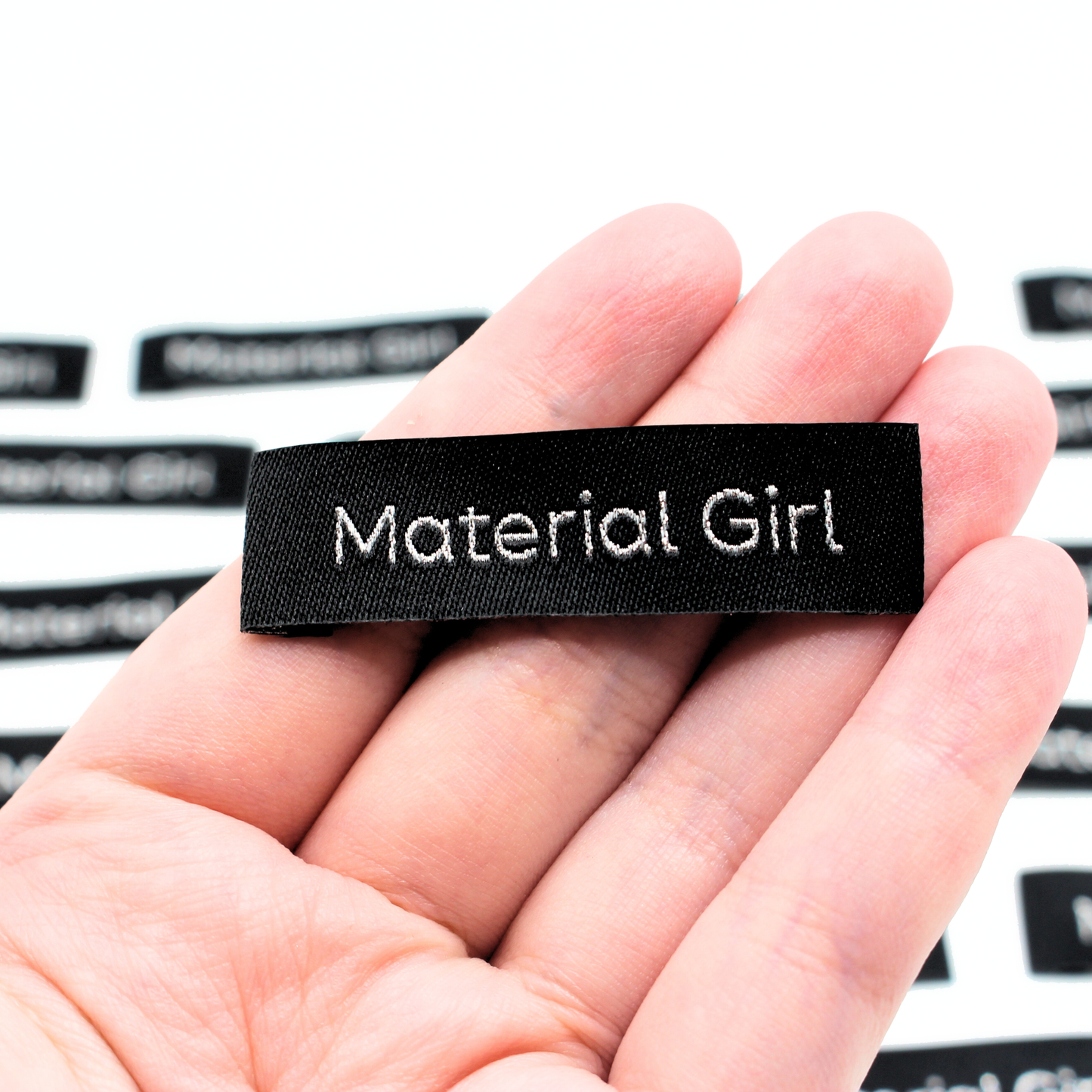 Material Girl | Metallic Woven Sew In Labels
