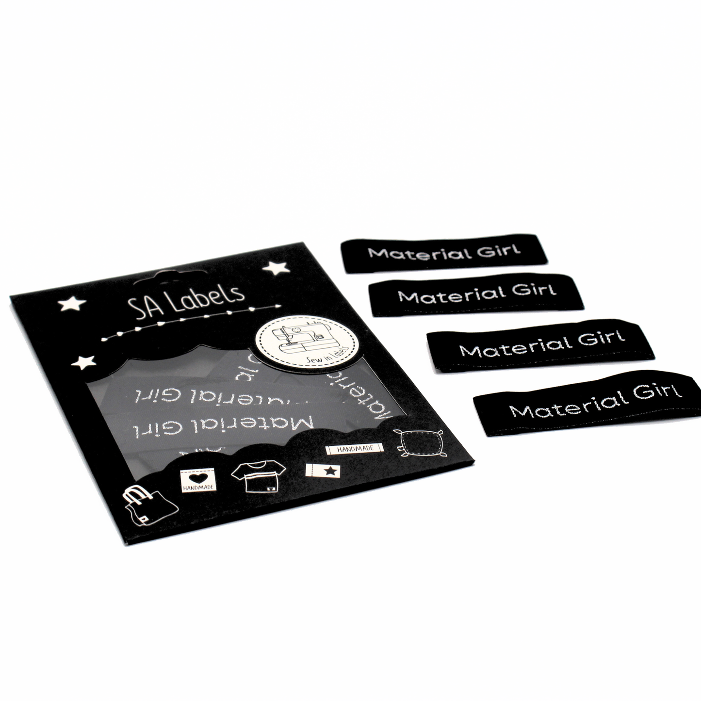 Material Girl | Metallic Woven Sew In Labels