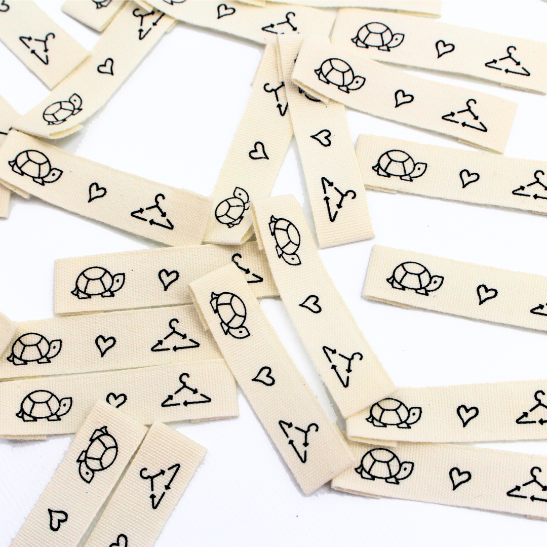 Slow Fashion | Cotton Sew In Labels | Discontinued