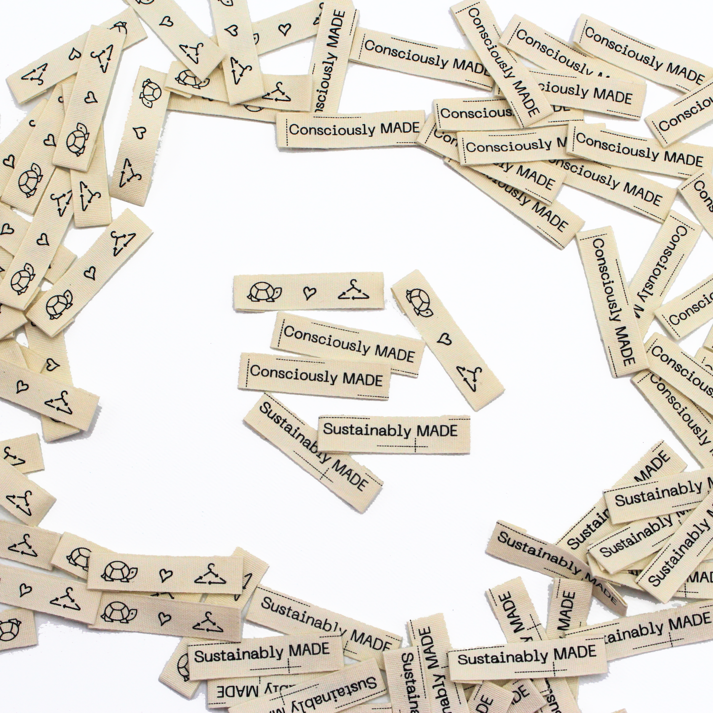 The Slow Life Multipack | Cotton Sew In Labels | Discontinued