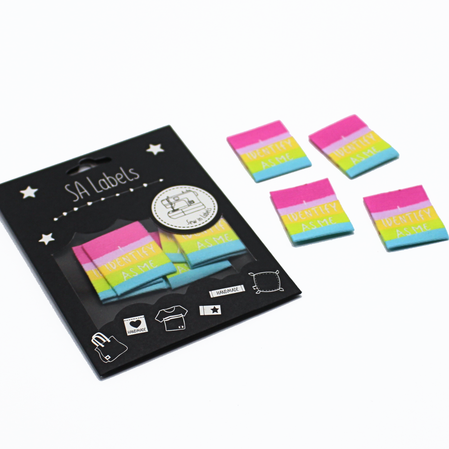 I Identify As Me | Woven Sew In Labels | Discontinued