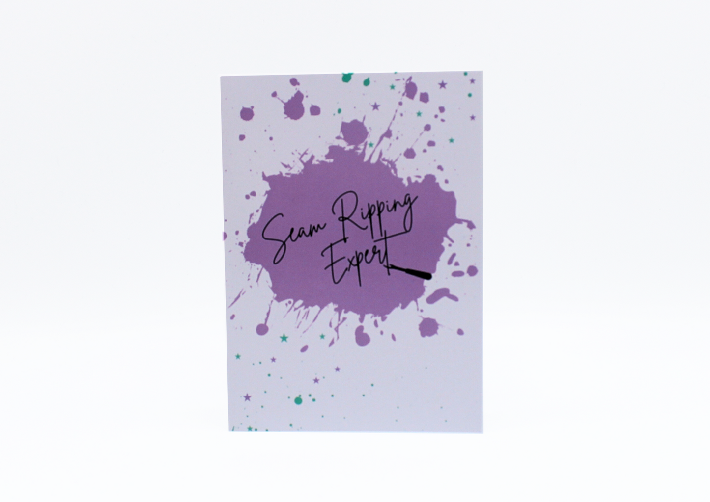 Seam Ripping Expert | Sewing Themed Greeting Card