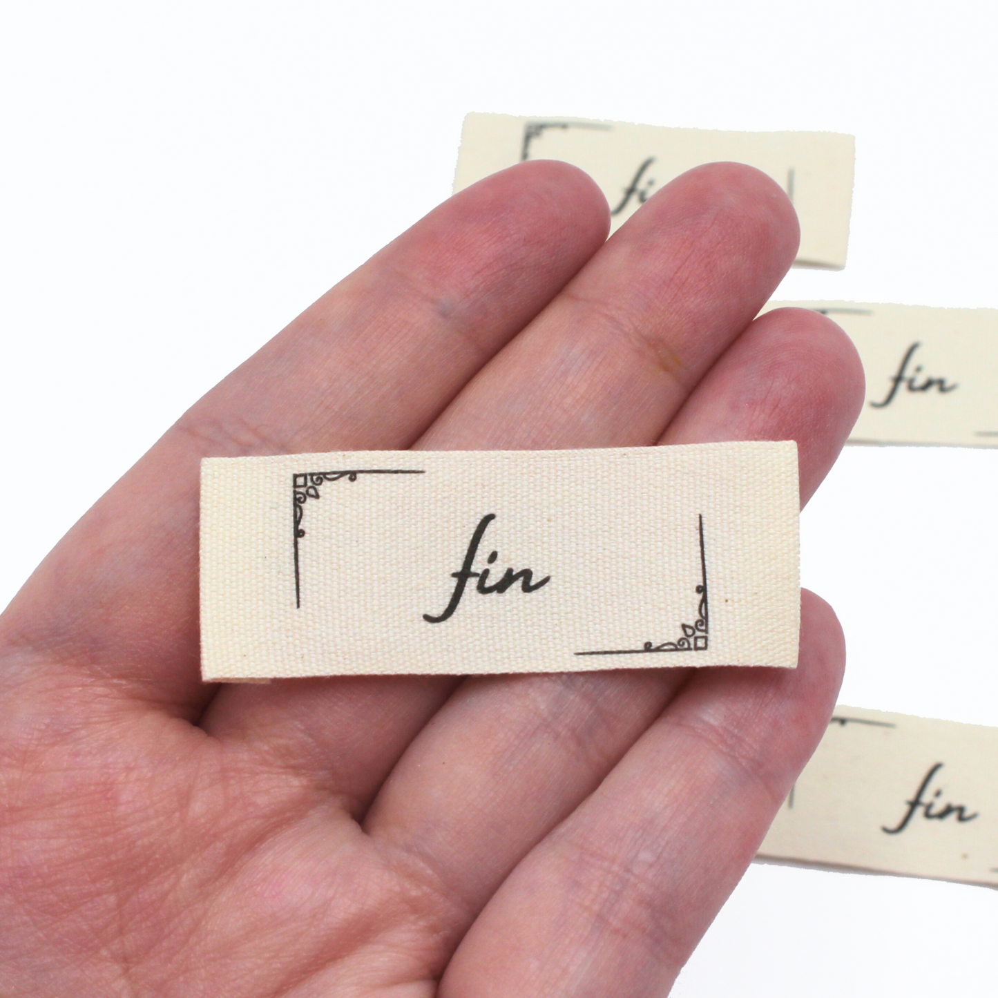 Natural Fin Silent Film | Cotton Sew In Labels