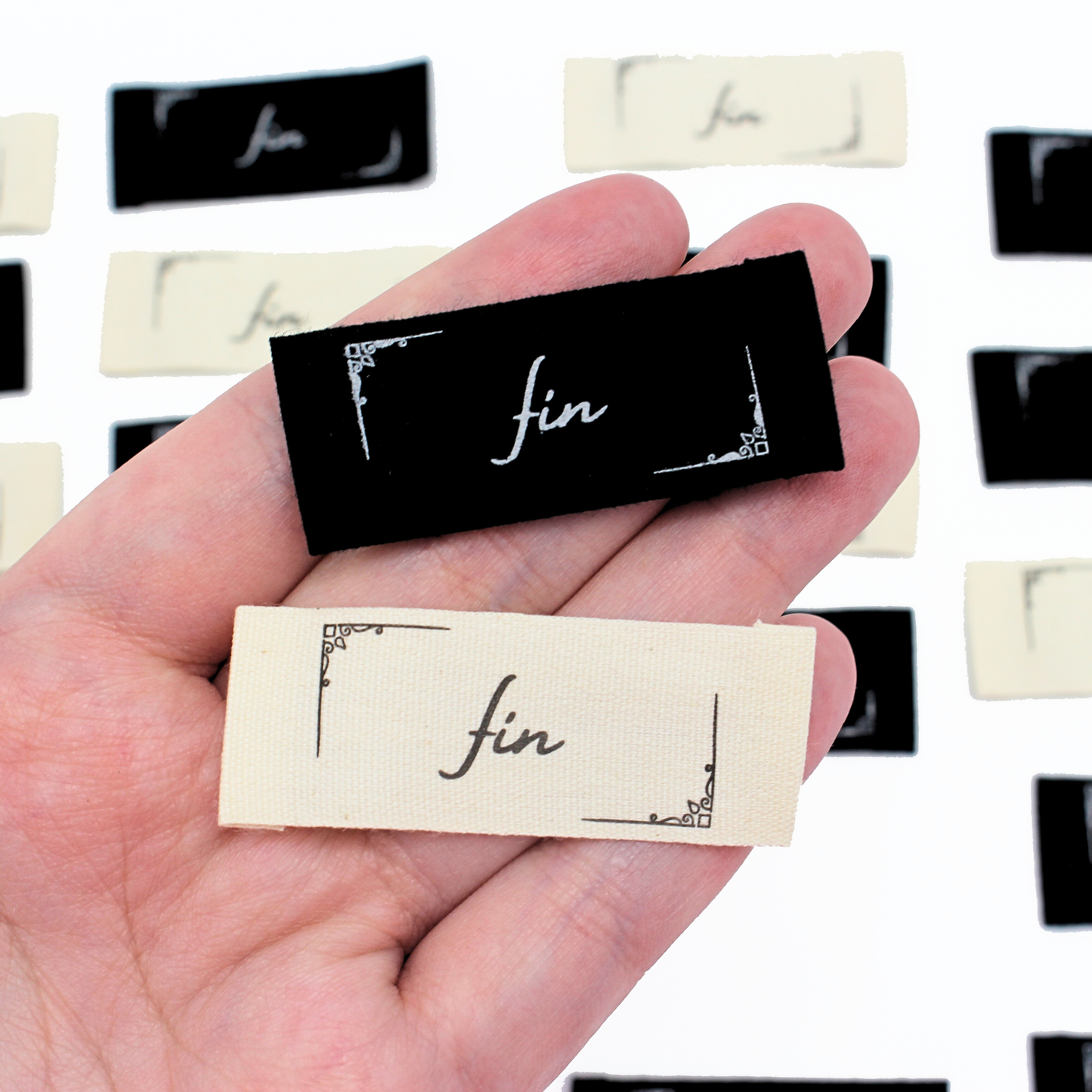 Fin Silent Film Multipack | Cotton Sew In Labels