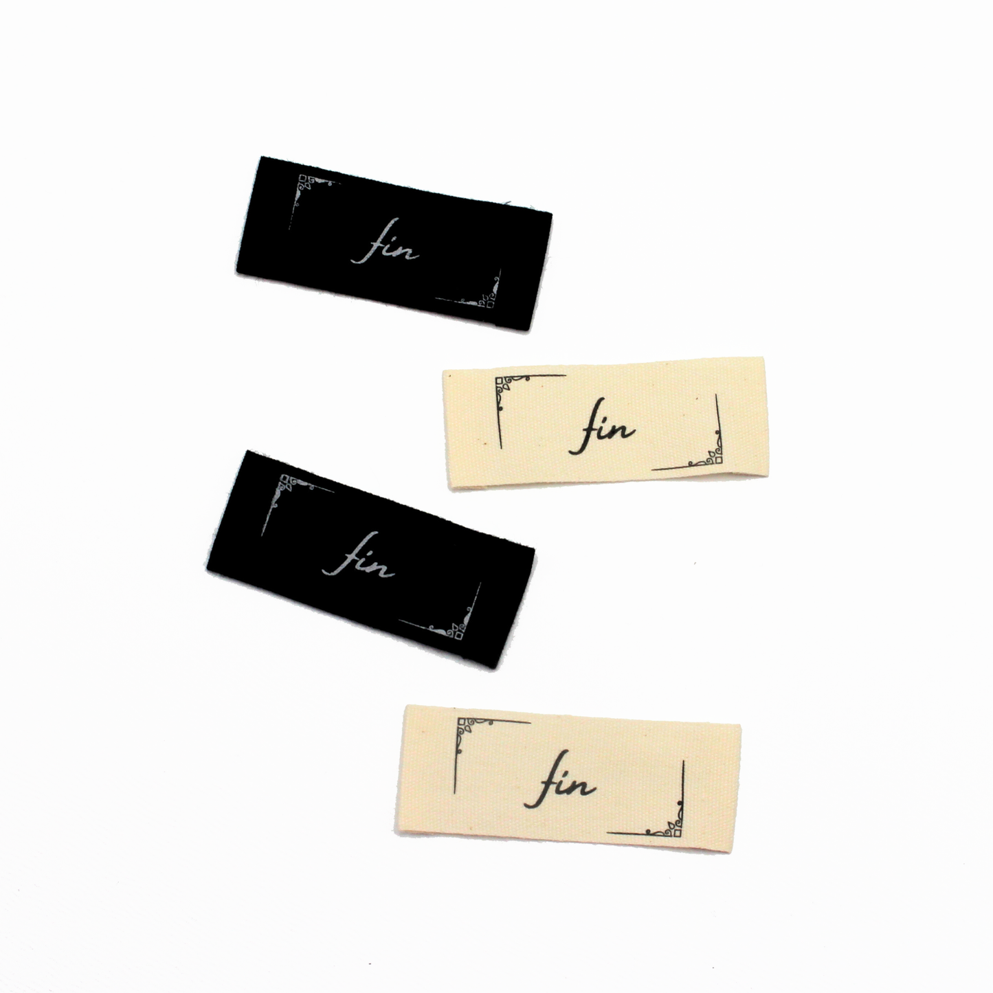 Fin Silent Film Multipack | Cotton Sew In Labels