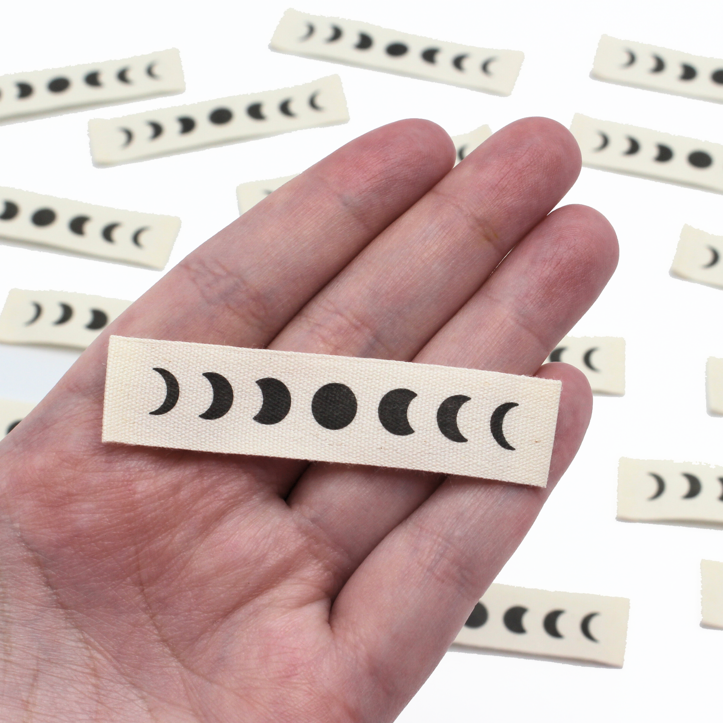 Lunar Phases | Cotton Sew In Labels