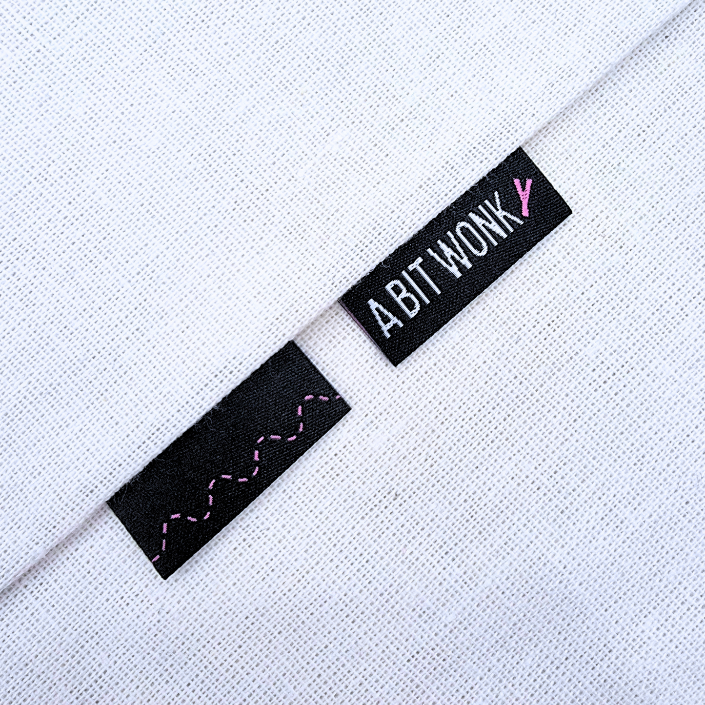 A Bit Wonky | Woven Sew In Labels