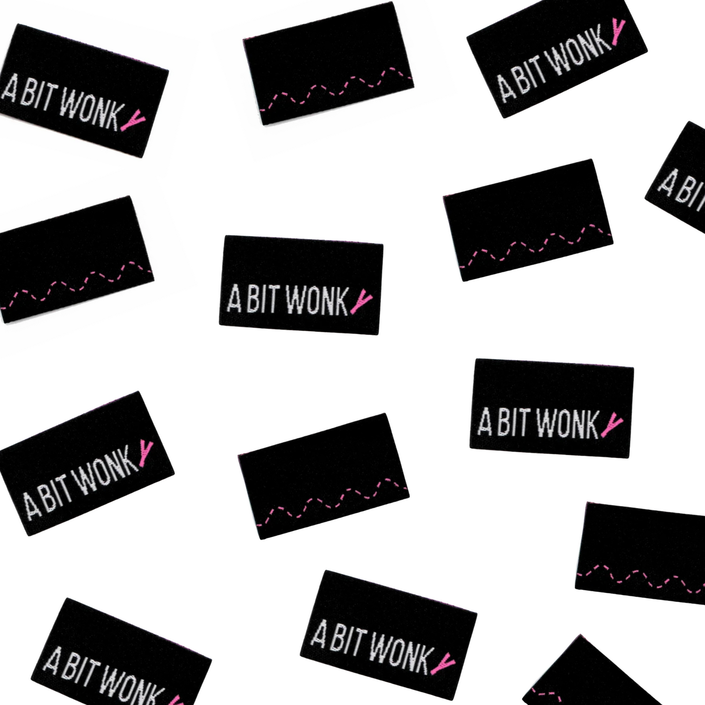 A Bit Wonky | Woven Sew In Labels