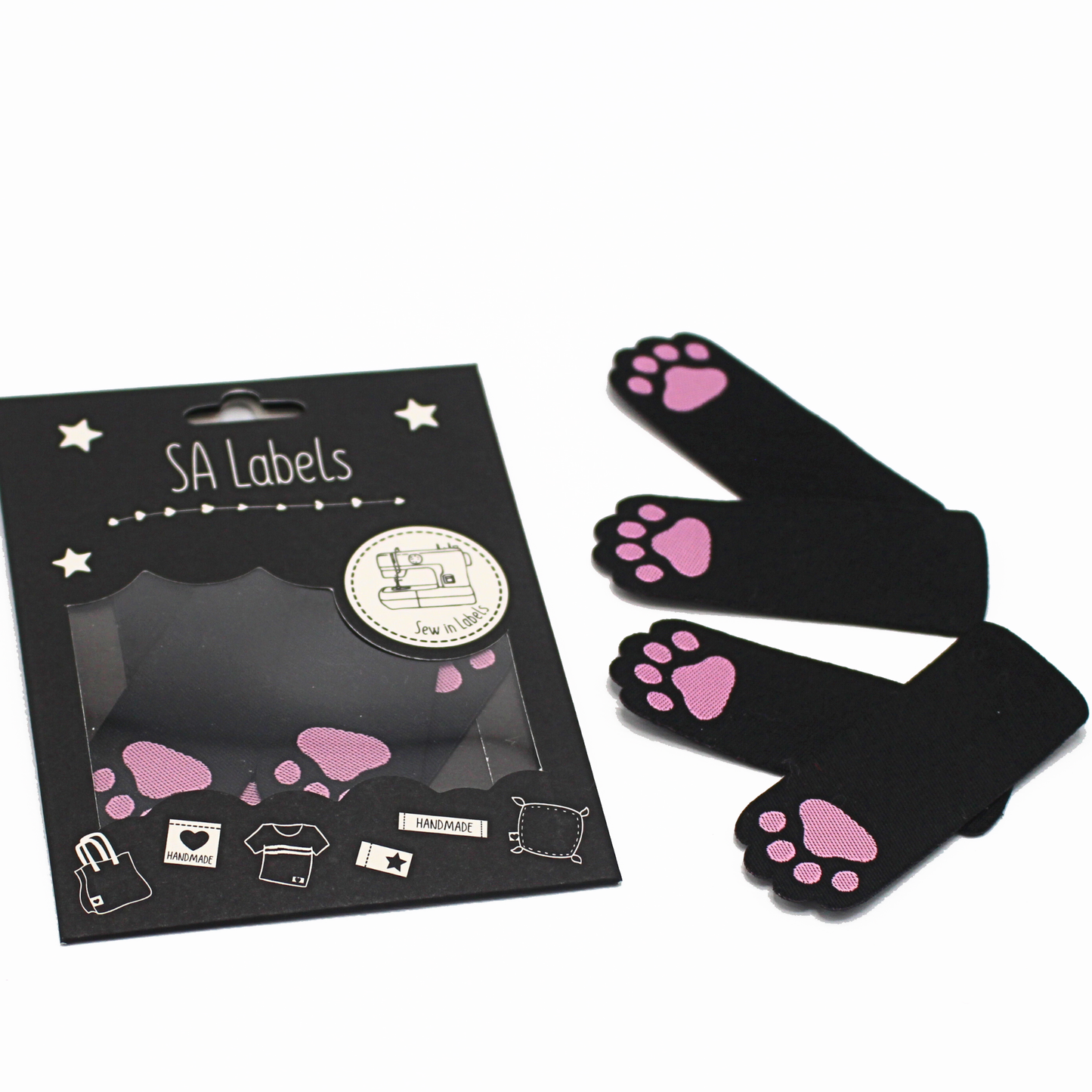 Cat Paw | Silhouette LabelsSew AnonymousA cute black cat paw featuring