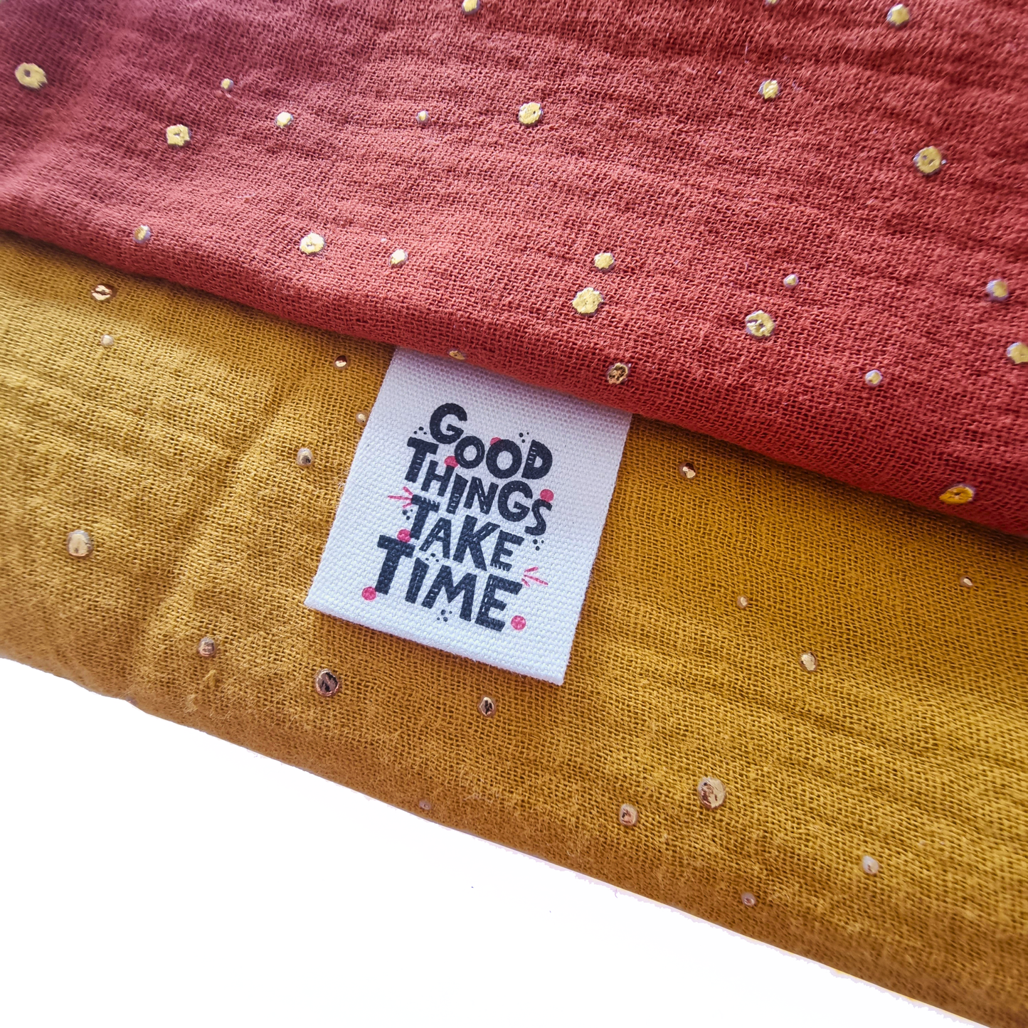 Good Things Take Time | Cotton Sew In Labels