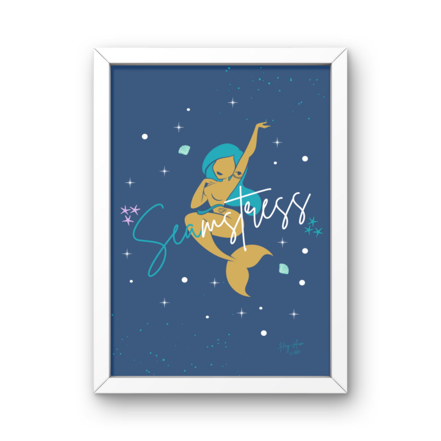 Seamstress | Digital Wall Art | Download Only | A3, A4, A5, A6 Sizes