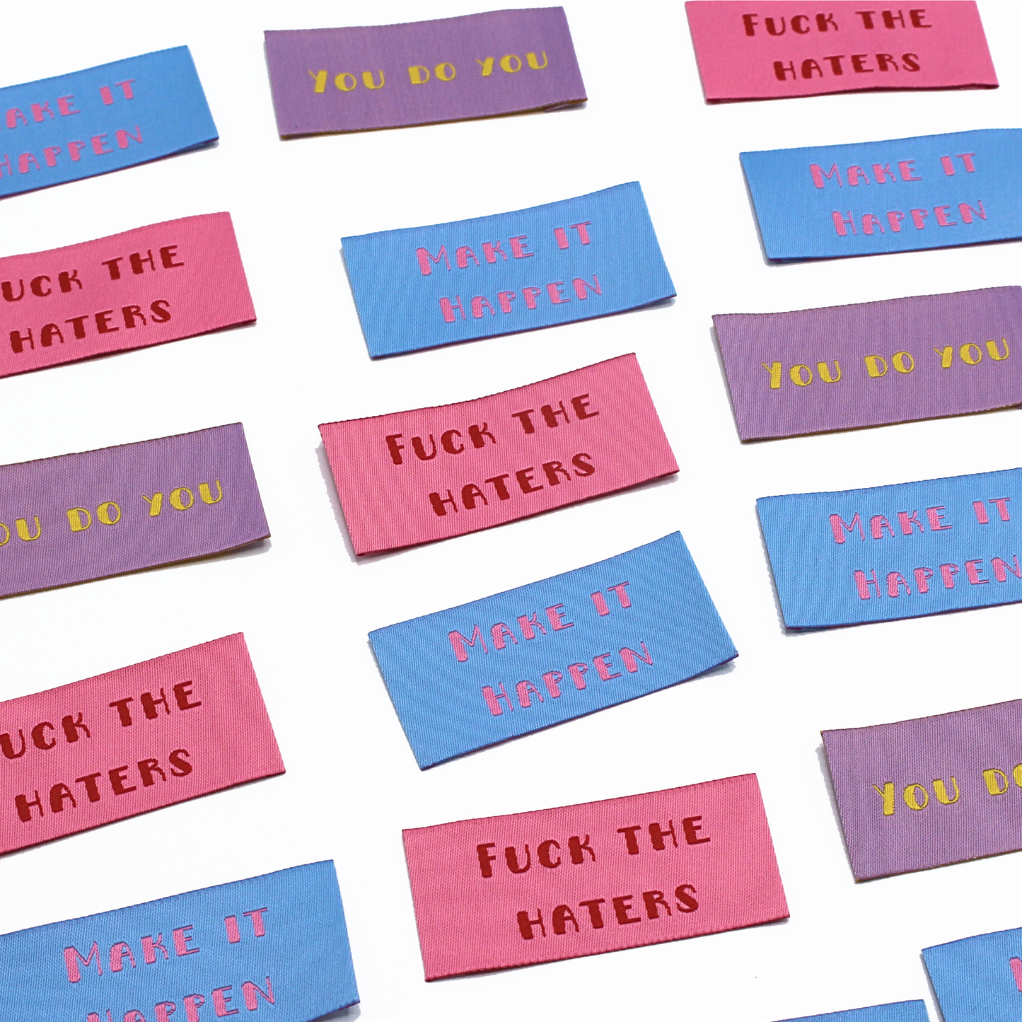 Fuck The Haters Multipack | Woven Sew In Labels | Discontinued