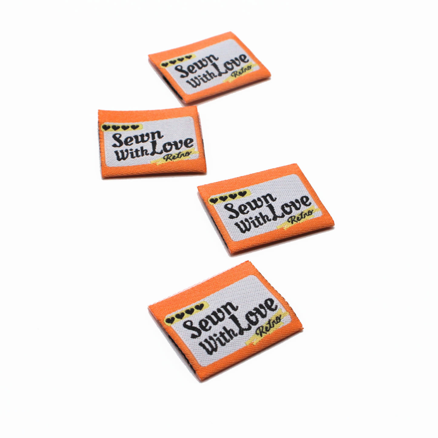 Sewn With Love | Retro Edition | Woven Sew In Labels