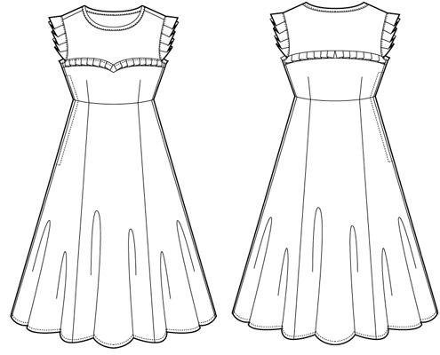 Ava Dress and Blouse | Victory Patterns
