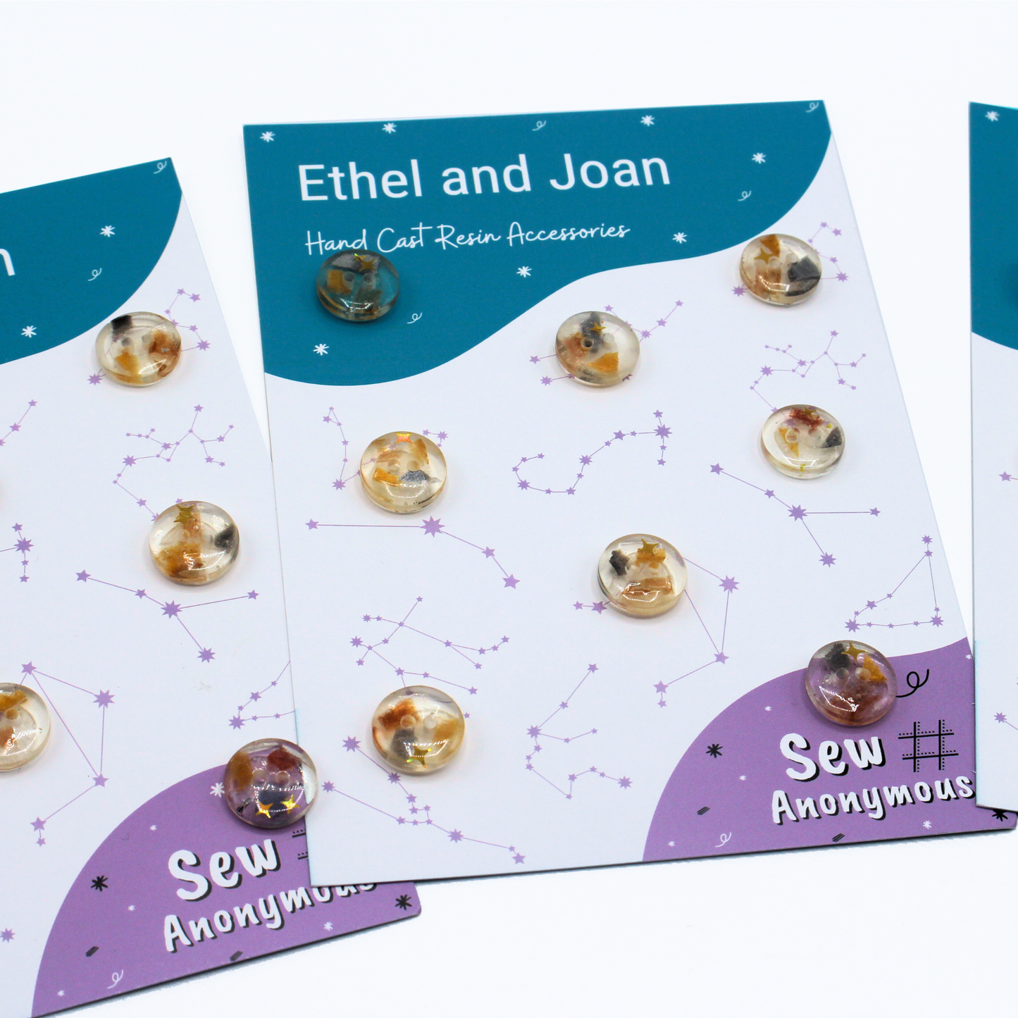 Capricorn Handmade Buttons | Ethel and Joan Collaboration