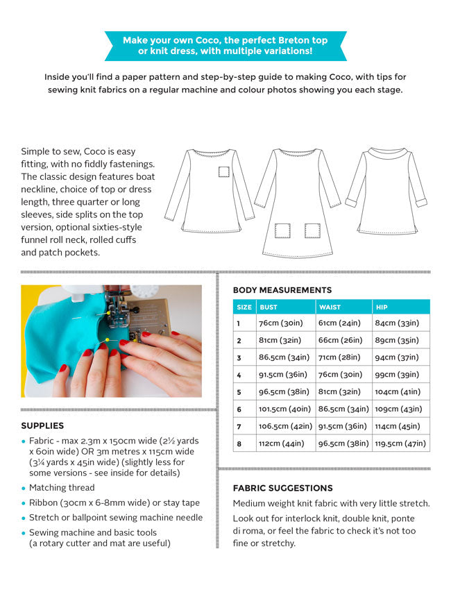 Coco Top And Dress | Tilly And The Buttons