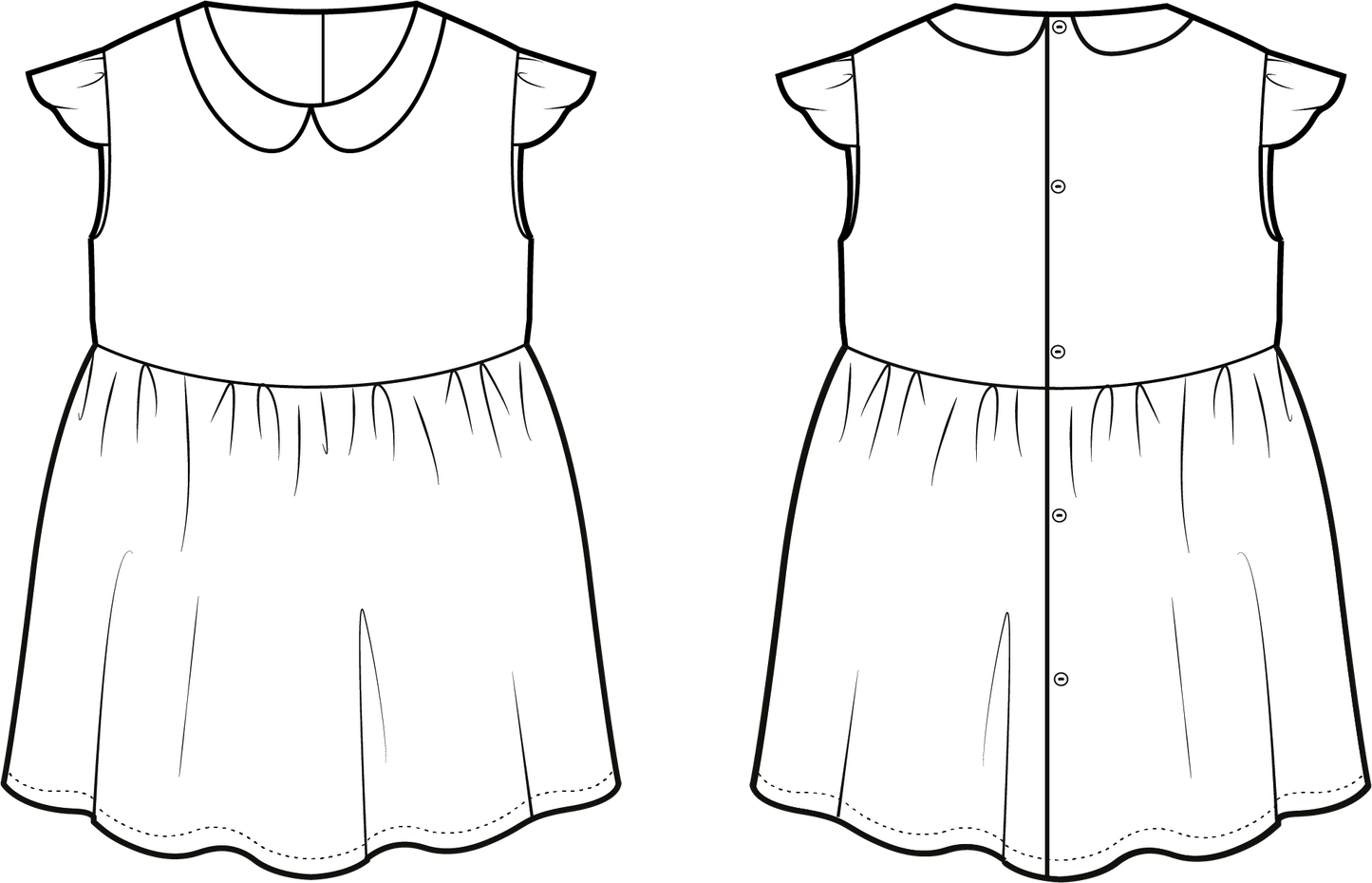 Daisy Dress Sewing Pattern | Poppy and Jazz