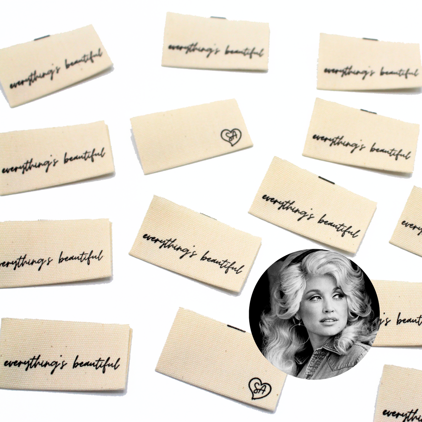 Everything's Beautiful | Dolly Parton | Cotton Sew In Labels