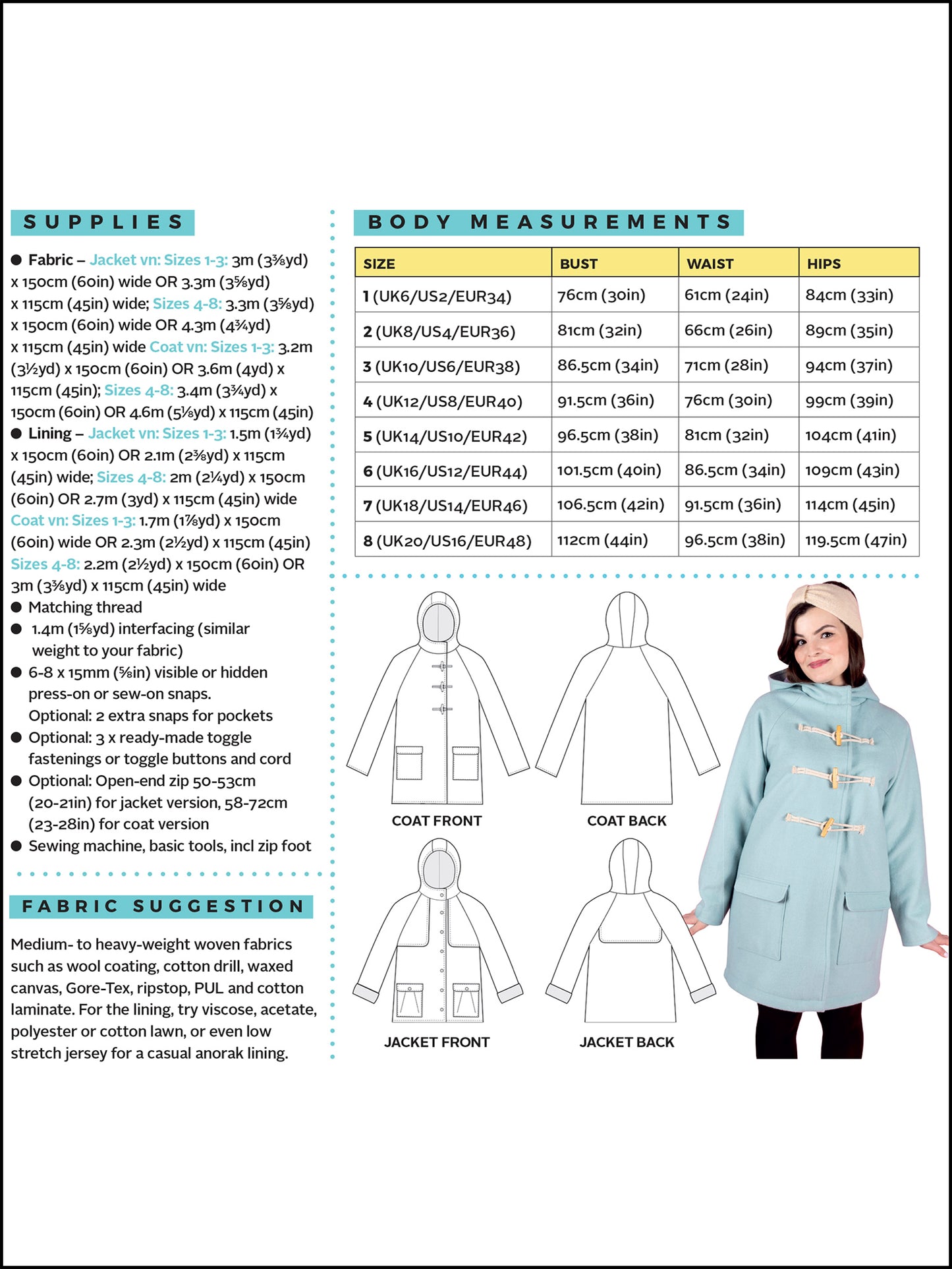 Eden Coat Pattern | Tilly And The Buttons