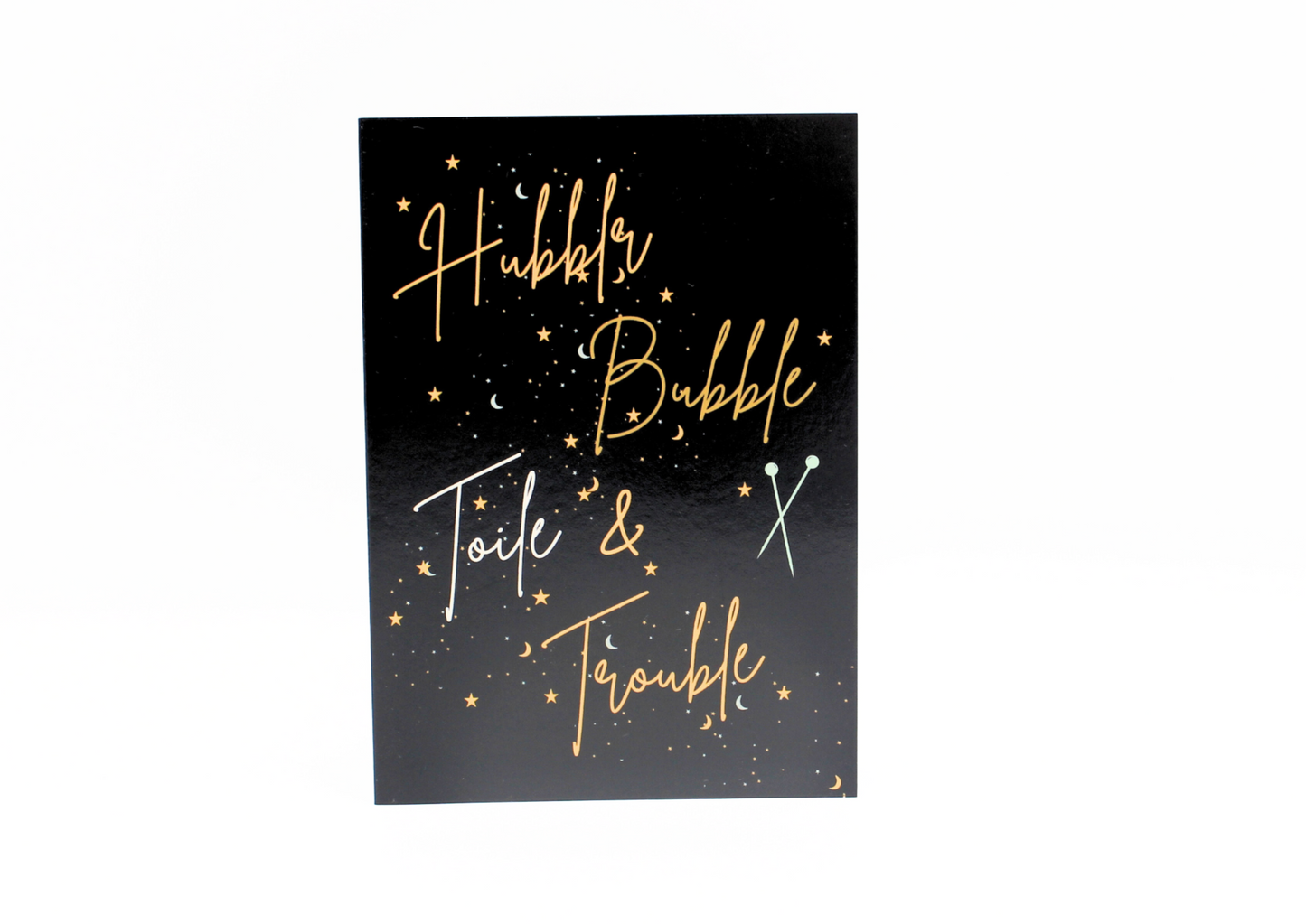 Hubble, Bubble, TOILE And Trouble | Sewing Themed Greeting Card