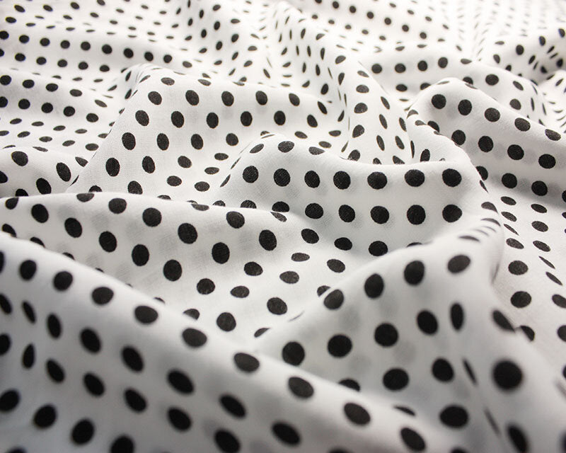 Pea Spot Printed Viscose Rayon