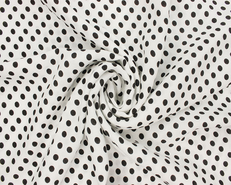 Pea Spot Printed Viscose Rayon