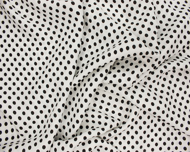 Pea Spot Printed Viscose Rayon