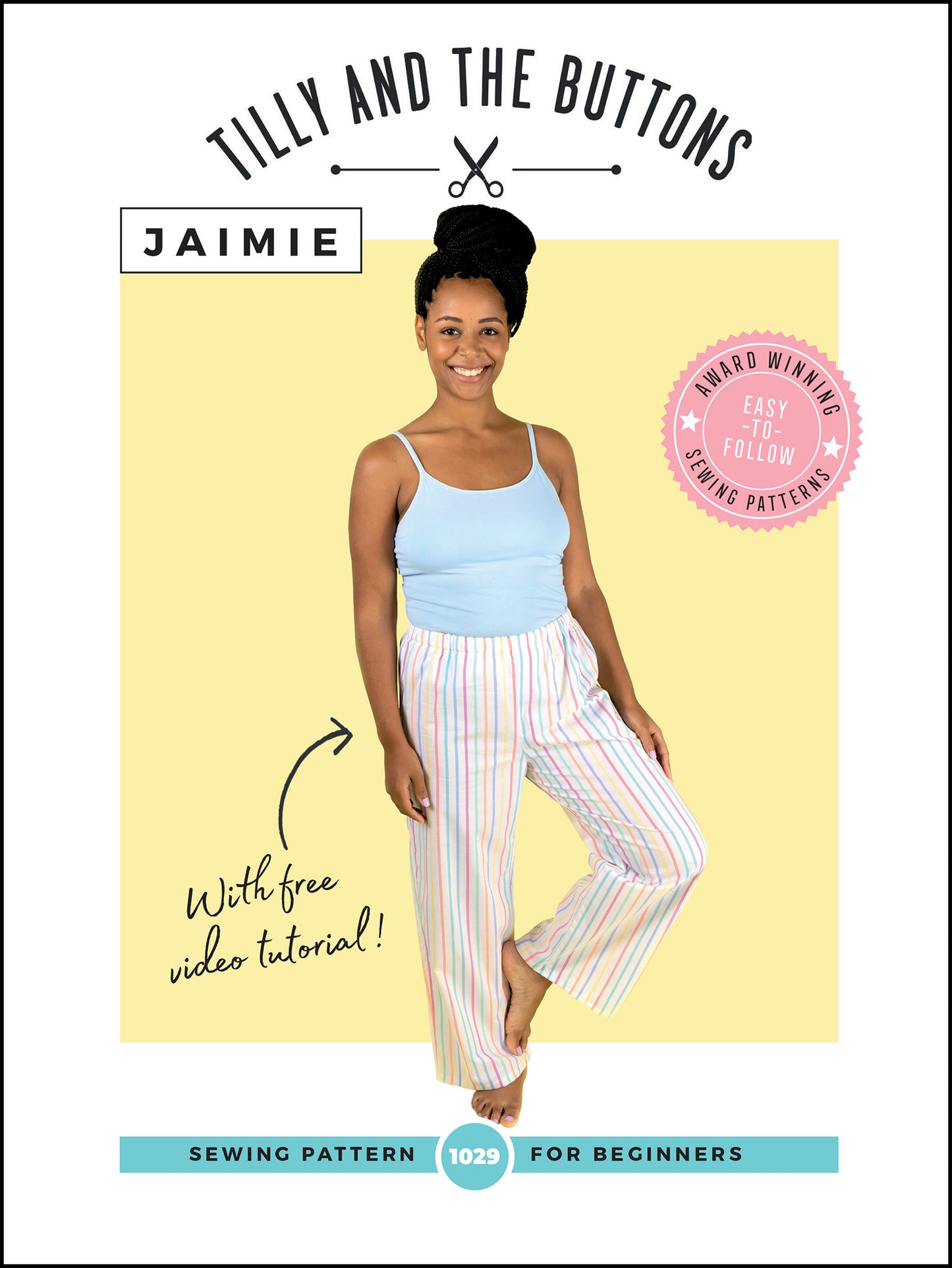 Jaimie Pyjama Bottoms And Trousers Pattern | Tilly And The Buttons