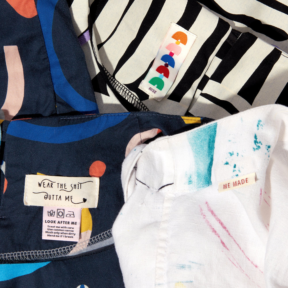 Wear The Shit Outta Me | Kylie And The Machine Woven Labels