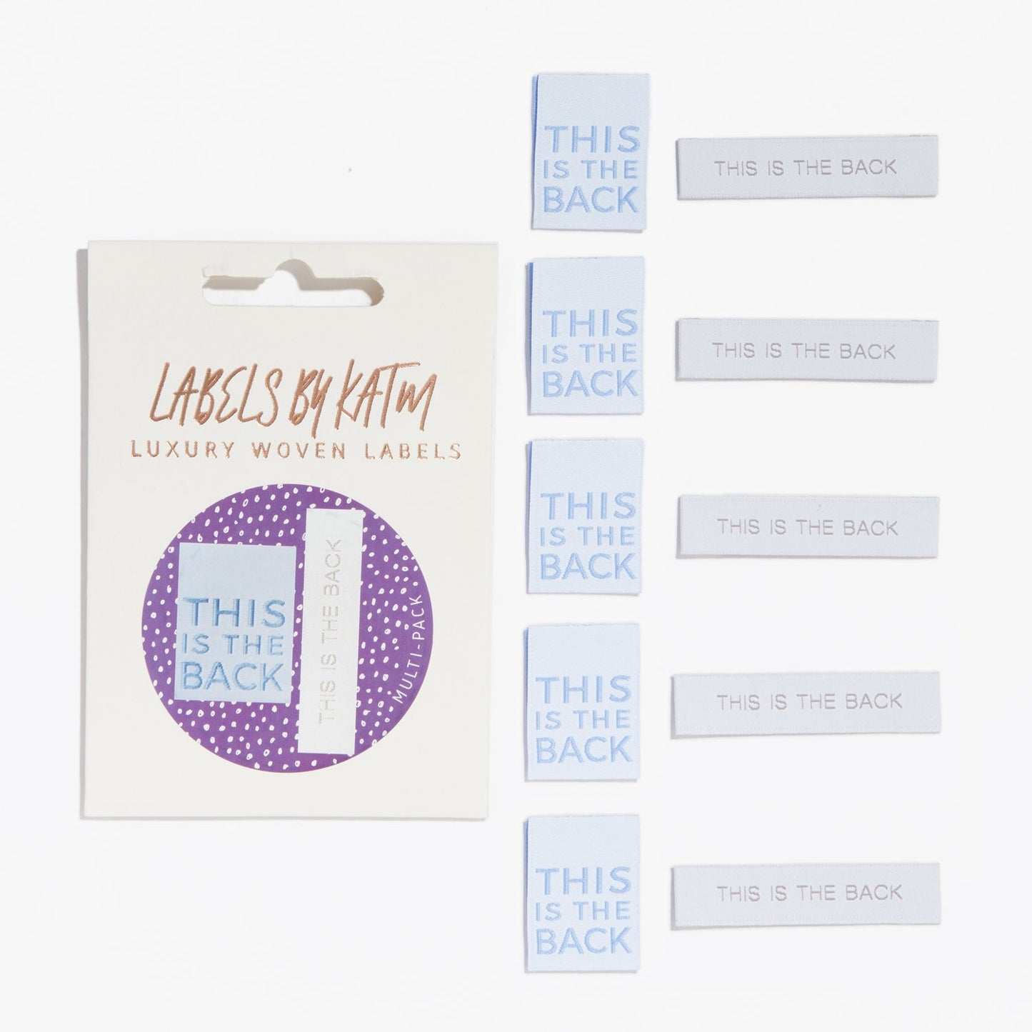 This Is The Back Duo | Kylie And The Machine Woven Labels