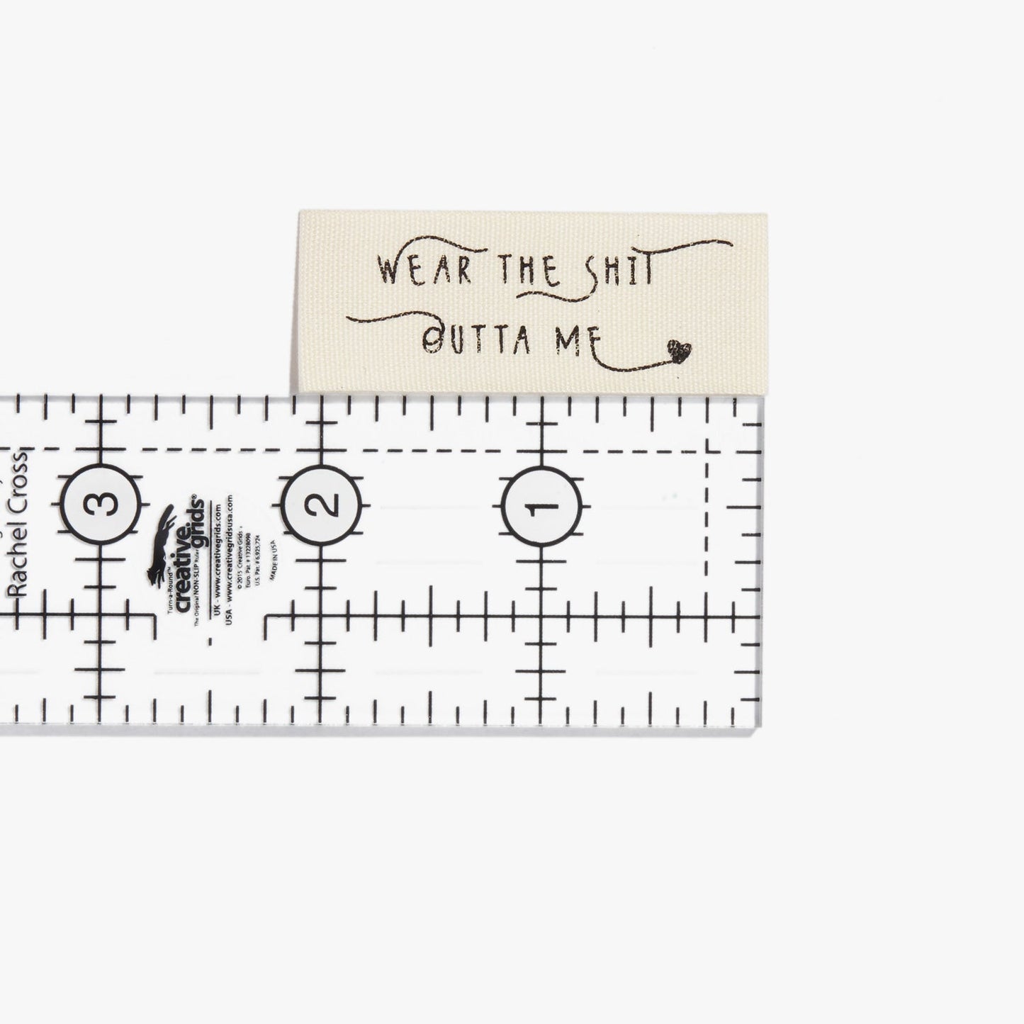 Wear The Shit Outta Me | Kylie And The Machine Woven Labels