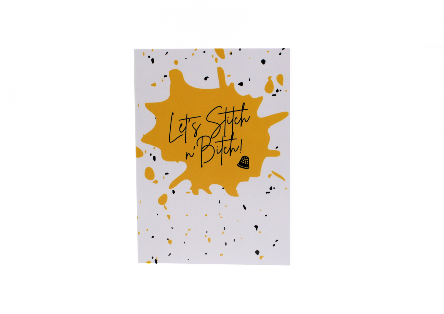 Let's Stitch N' Bitch | Sewing Themed Greeting Card