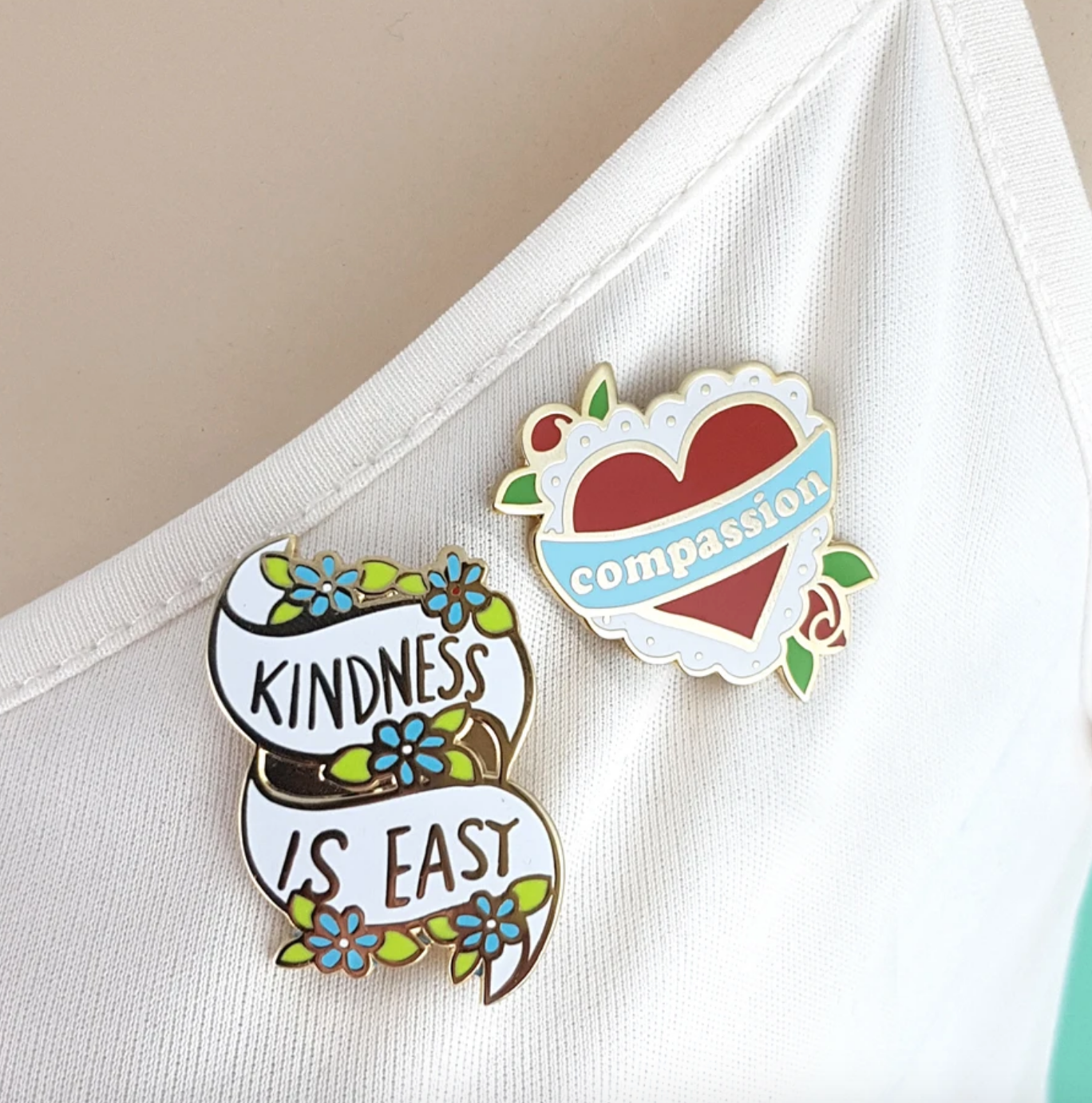 Kindness Is Easy | Lapel Pin | Jubly-Umph