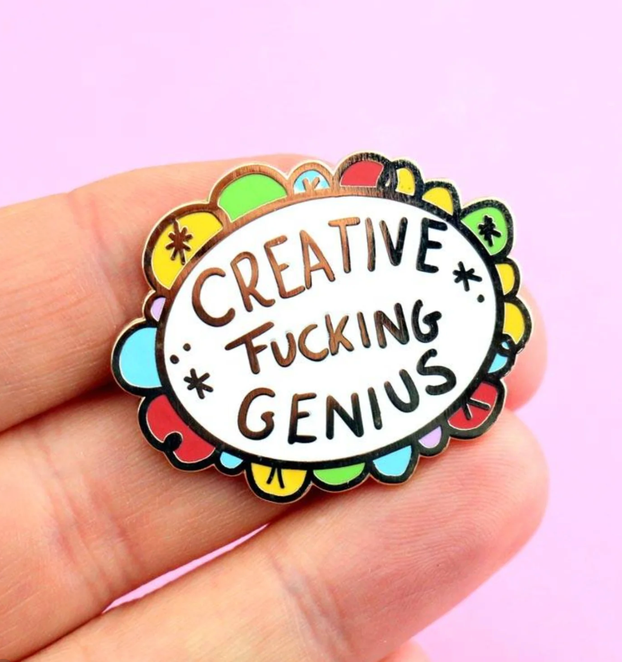 Creative Fucking Genius | Lapel Pin | Jubly-Umph