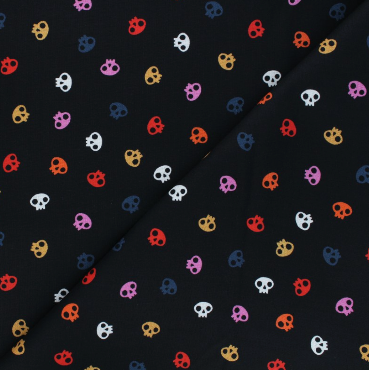 Full Moon Candy Skulls Cotton | Dashwood Studio