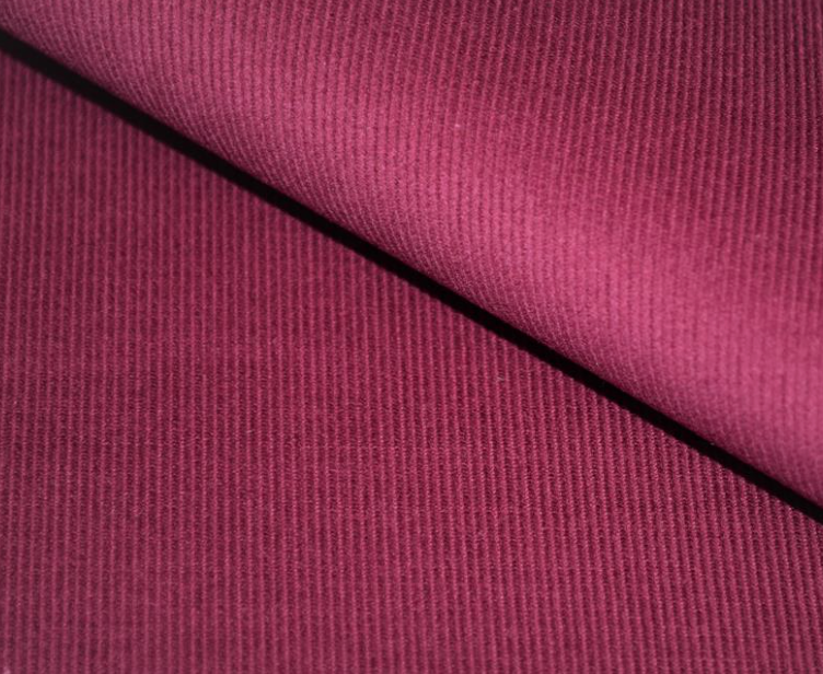 Wine Cotton Needlecord