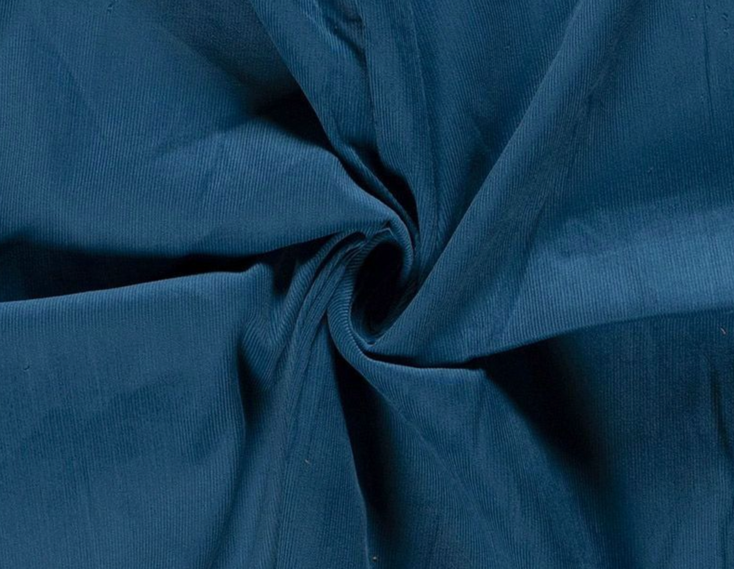 Teal Cotton Needlecord