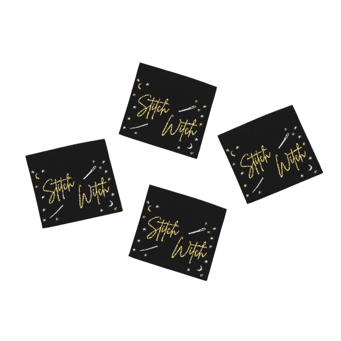 Stitch Witch | Metallic Woven Sew In Labels